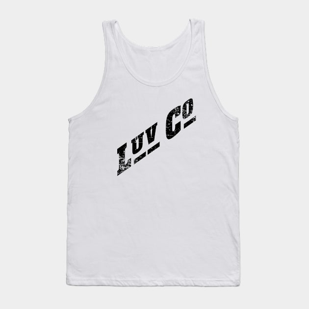 Luv Co Shirt Black Design Tank Top by Fresh Fly Threads